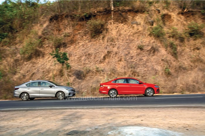 Skoda Slavia vs Honda City comparison 